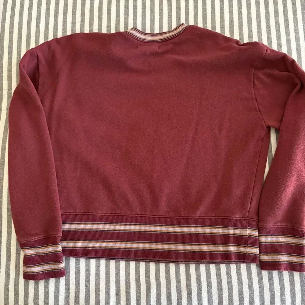 Madewell Retro Ringer Sweatshirt Size Small - Picture 4 of 6